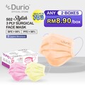 Durio 502 Stylish 3 Ply Surgical Face Mask- (50pcs)